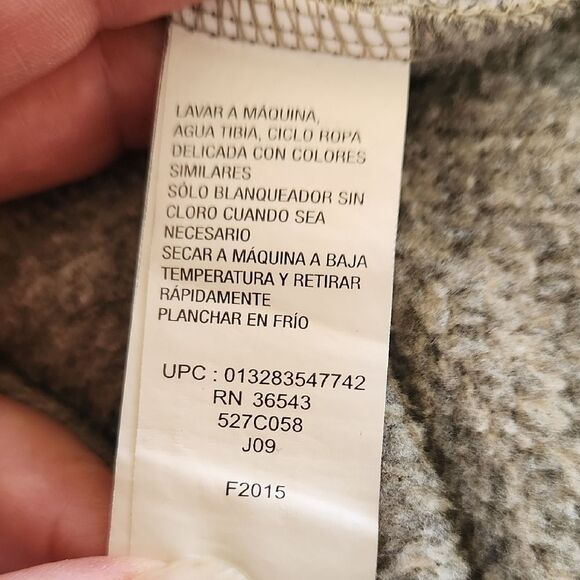 Bass Men's Gray Zip-Up Sweater - Picture 4 of 5